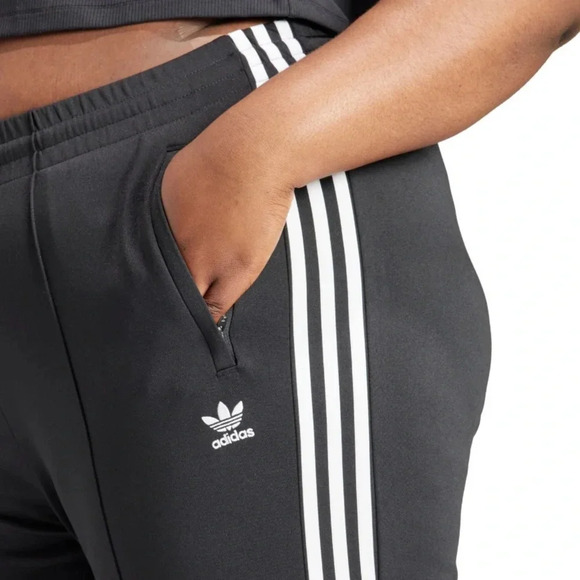 ADIDAS ORIGINALS ADICOLOR SUPERSTAR TRACK PANTS (PLUS SIZE) - Picture 2 of 6